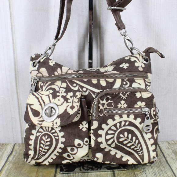 BAGGALLINI Printed Nylon Crossbody Shoulder Bag - Picture 2 of 11